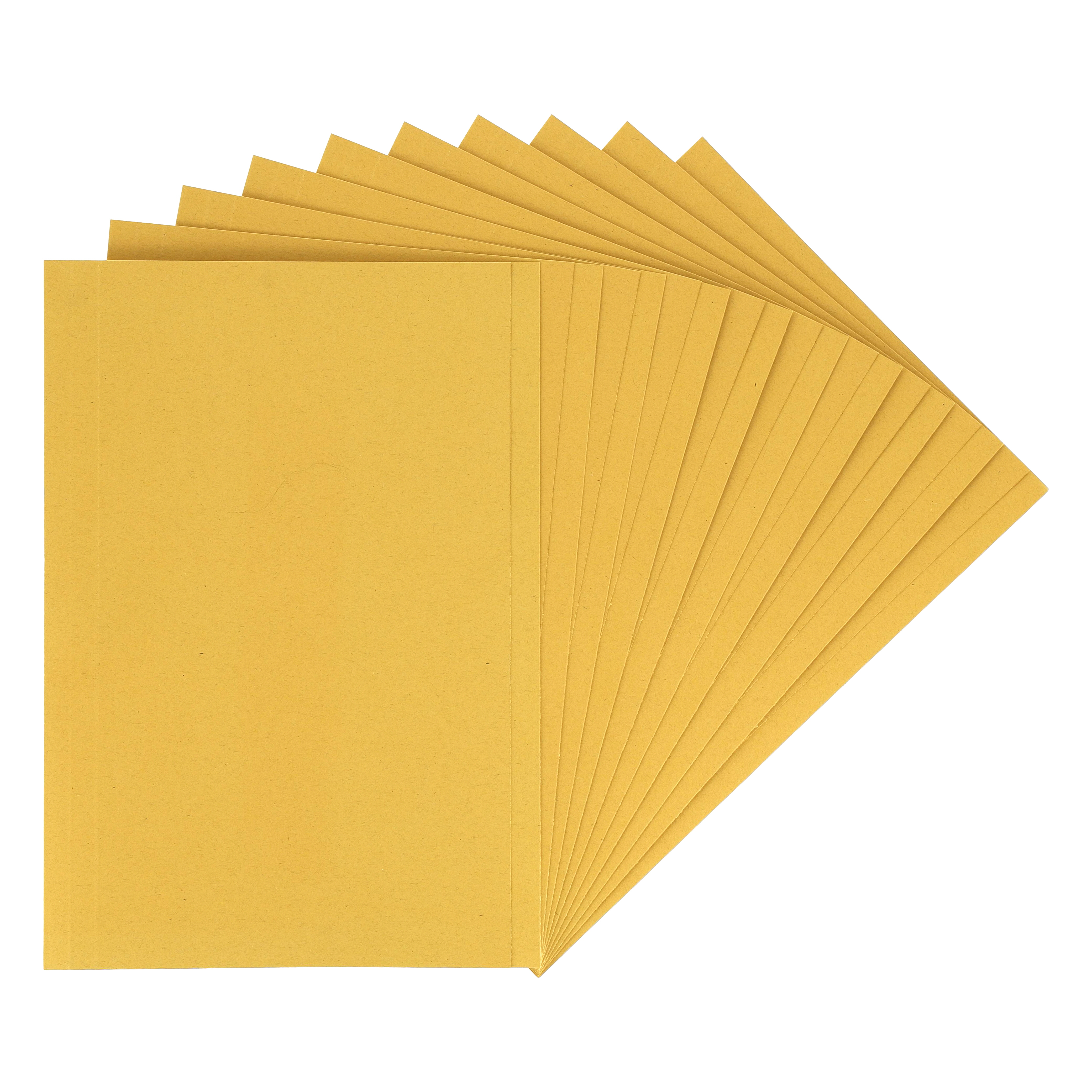 Classmates Square Cut Folders Yellow